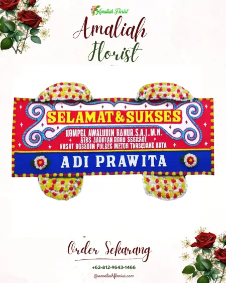 Papan Bunga Ucapan Selamat Sambek